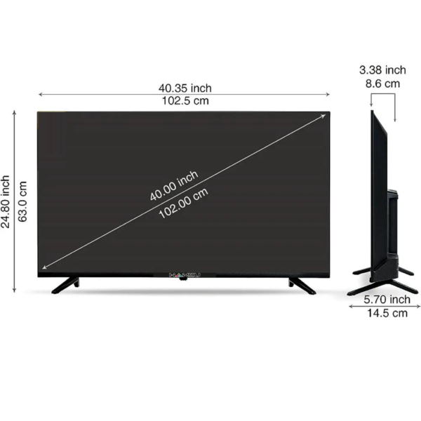 Hanzu 101cm [40 Inches] HD Ready LED TV With A+ Grade Panel Non-smart. - Image 3